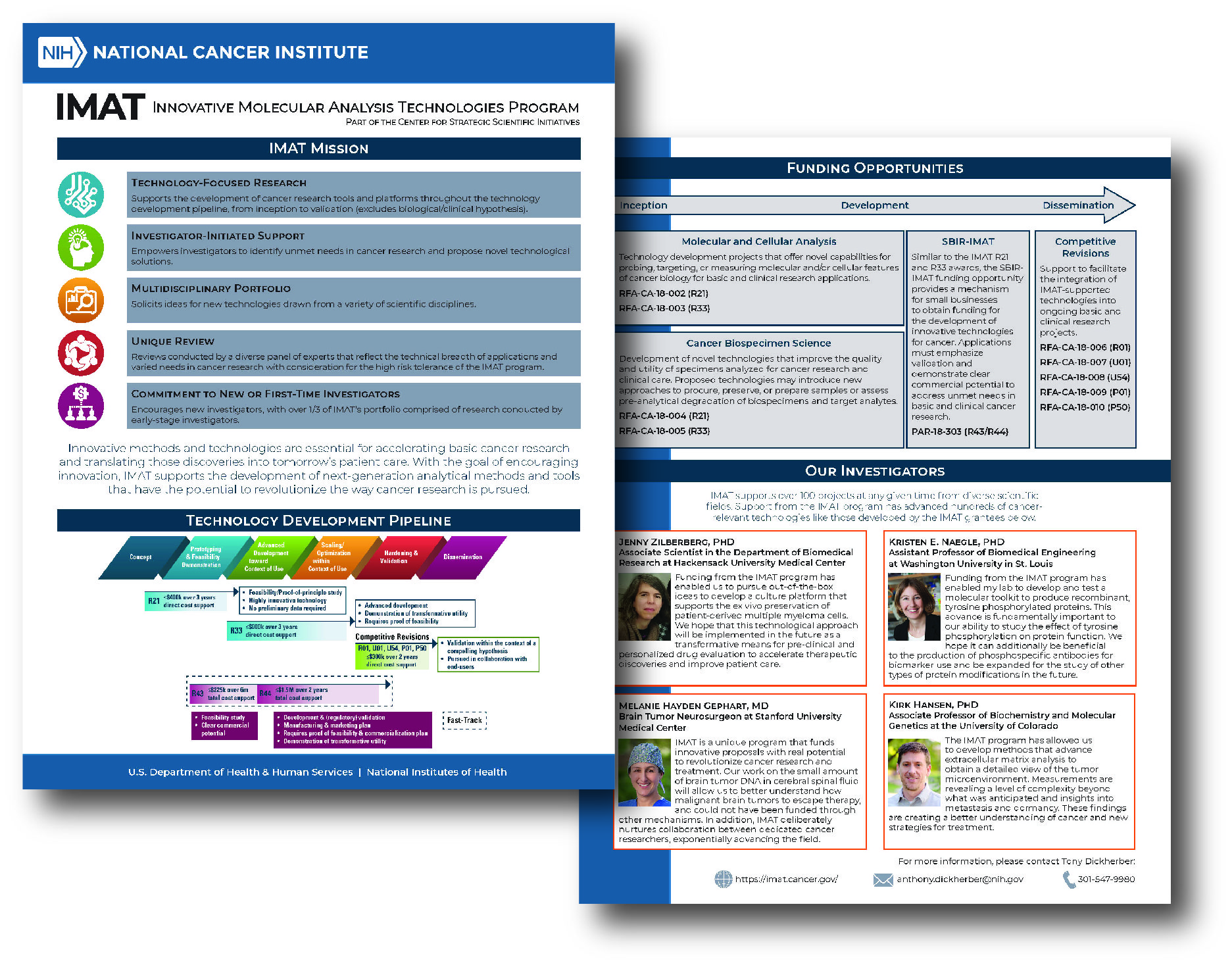 Factsheet - Innovative Molecular Analysis Technologies Fact Sheet