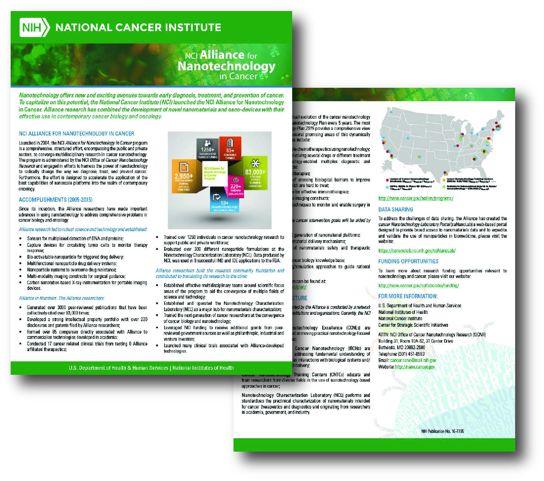 Factsheet - NCI Alliance for Nanotechnology in Cancer Fact Sheet